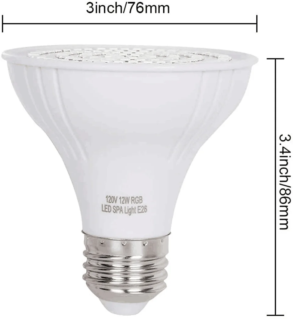 LED Swimming Pool Light E27 E2 - огляд і ціна Xy Spa & Wellness Reviews