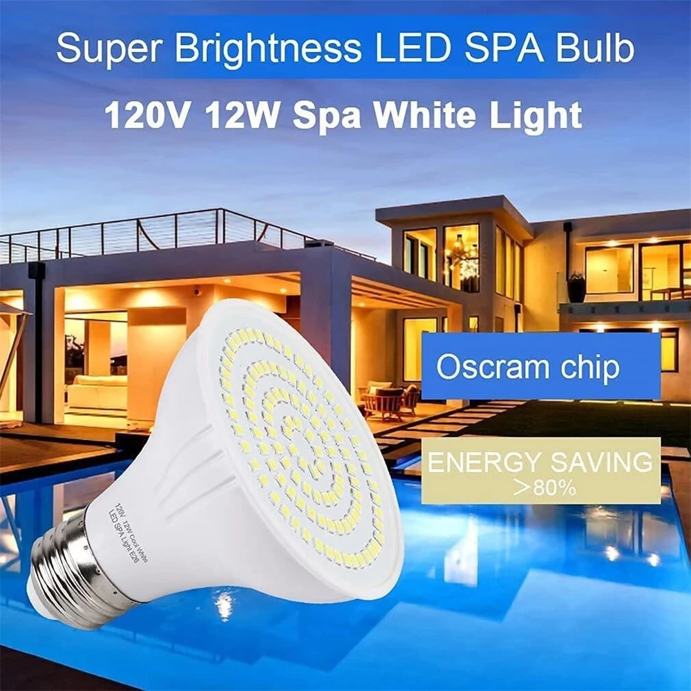 LED Swimming Pool Light E27 E2 - огляд і ціна Xy Spa & Wellness Reviews